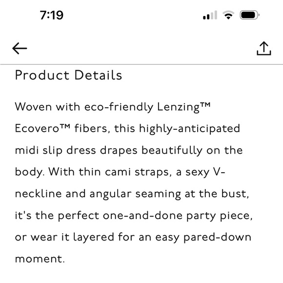 Madwell Layton Midi Slip dress. - Picture 3 of 6